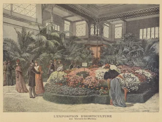 Gartenbauausstellung im Cours-la-Reine